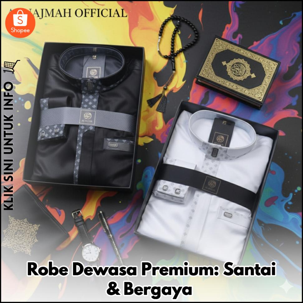 Robe Dewasa Premium: Santai & Bergaya