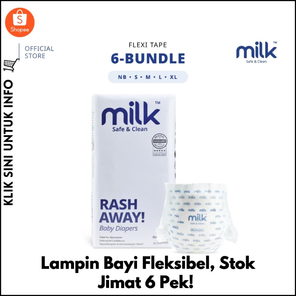 Lampin Bayi Fleksibel, Stok Jimat 6 Pek!