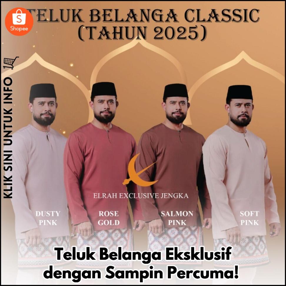 Teluk Belanga Eksklusif dengan Sampin Percuma!