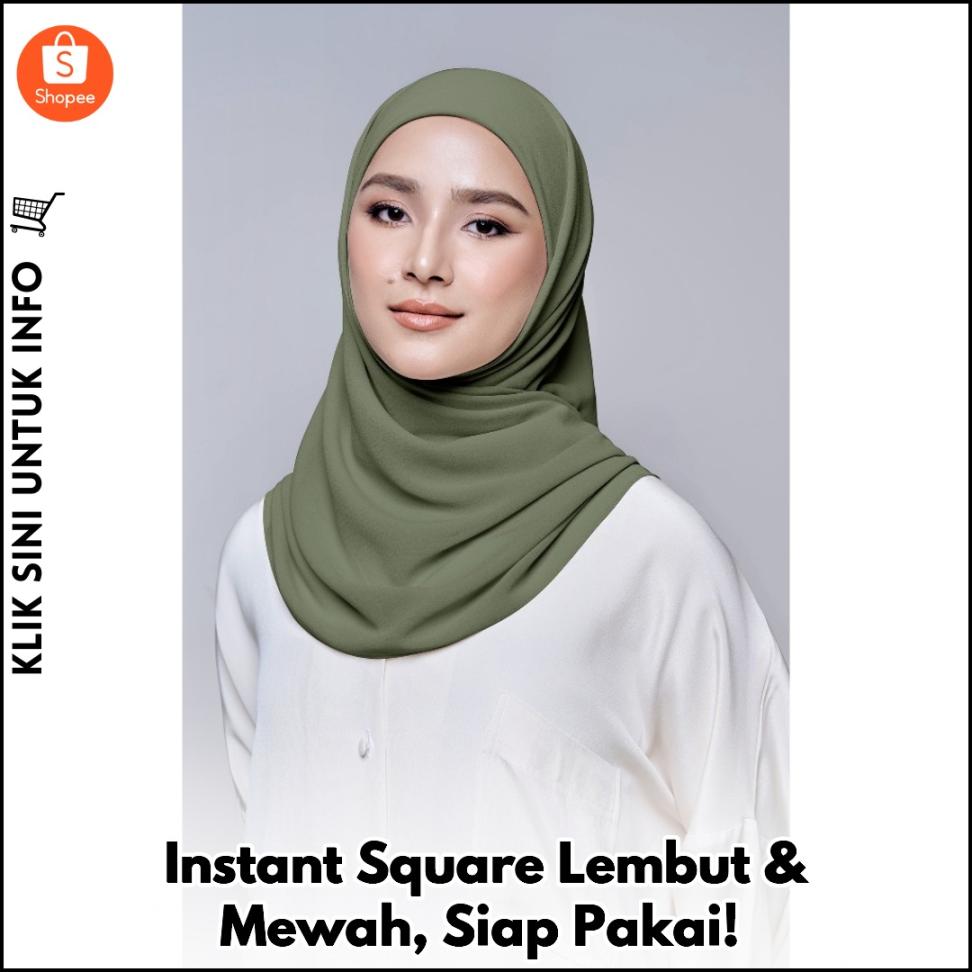 Instant Square Lembut & Mewah, Siap Pakai!