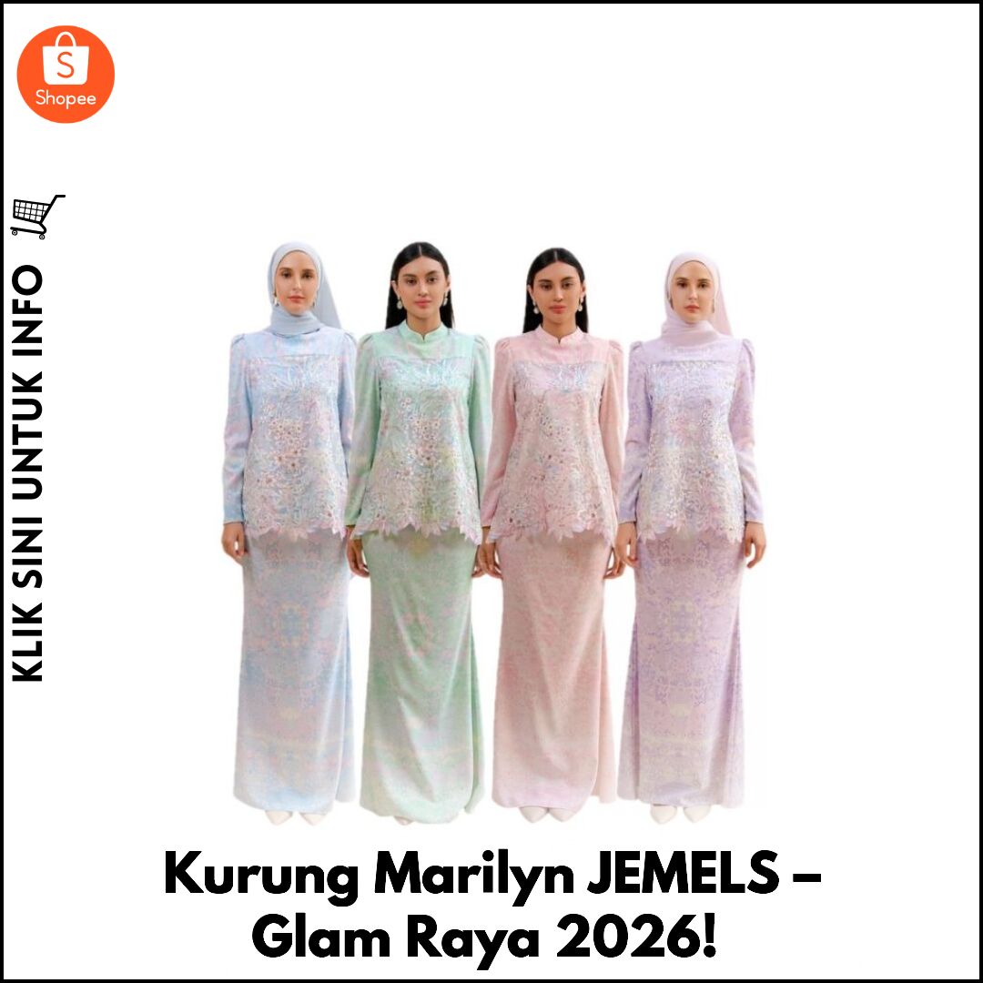 Kurung Marilyn JEMELS – Glam Raya 2026!
