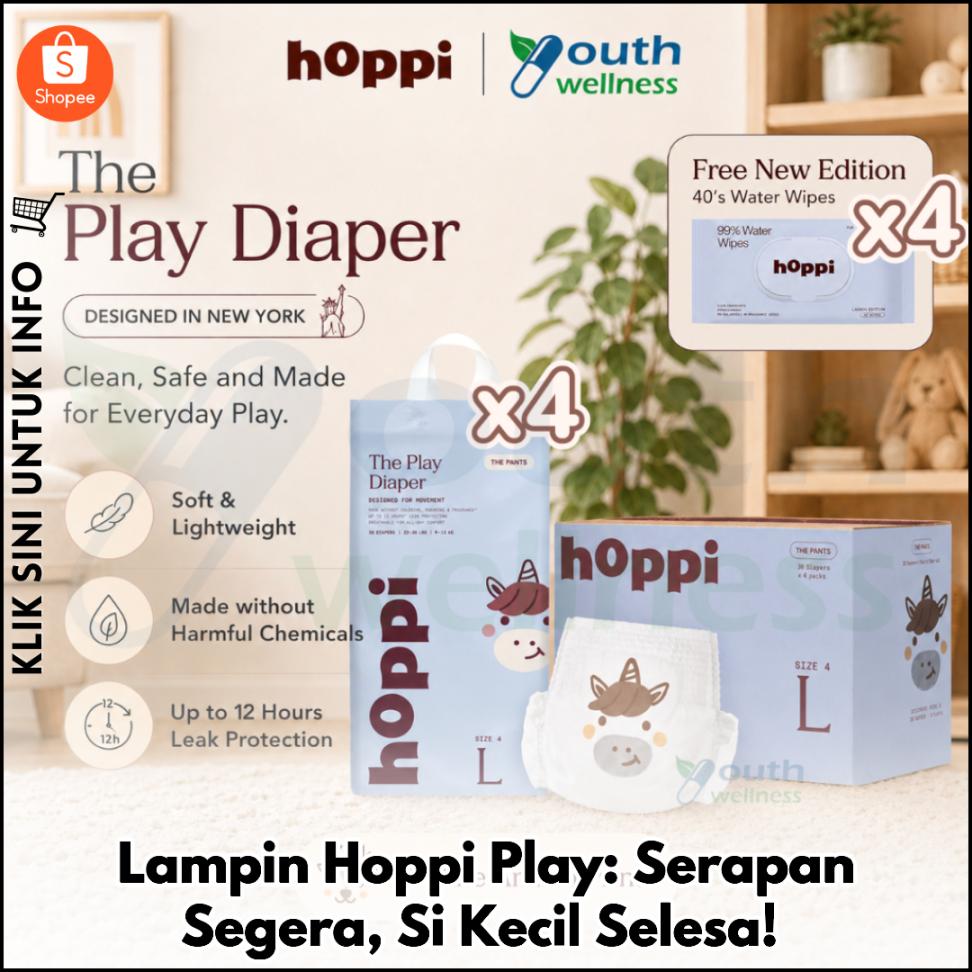 Lampin Hoppi Play: Serapan Segera, Si Kecil Selesa!