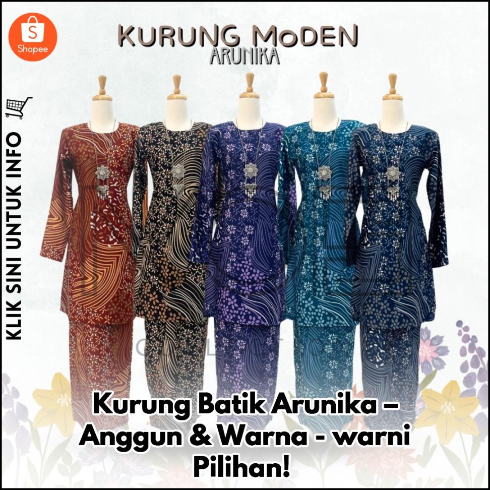Kurung Batik Arunika – Anggun & Warna-warni Pilihan!