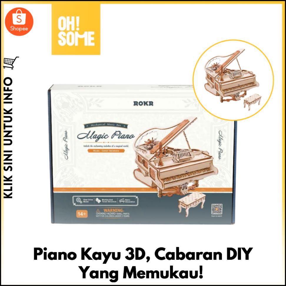 Piano Kayu 3D, Cabaran DIY Yang Memukau!