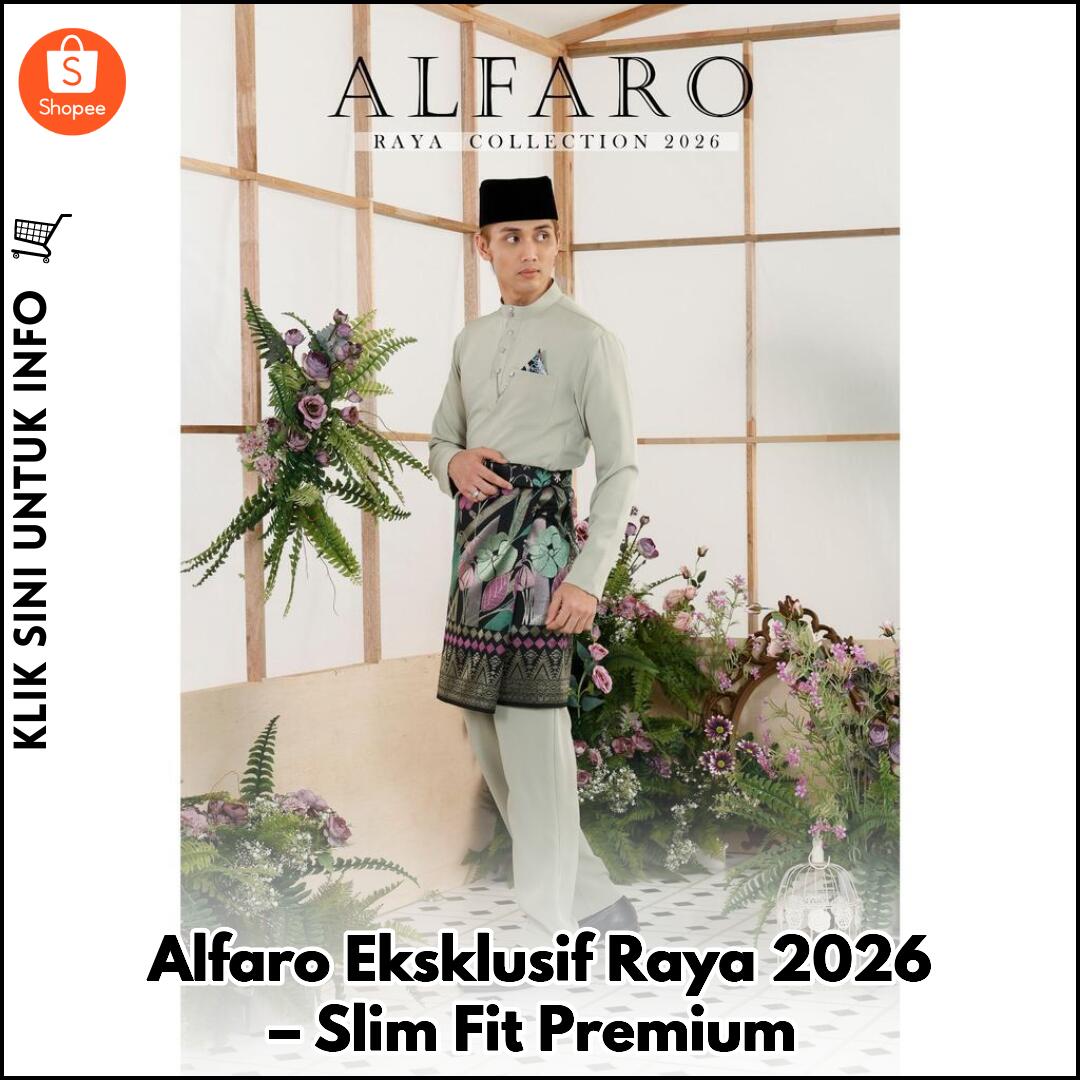 Alfaro Eksklusif Raya 2026 – Slim Fit Premium