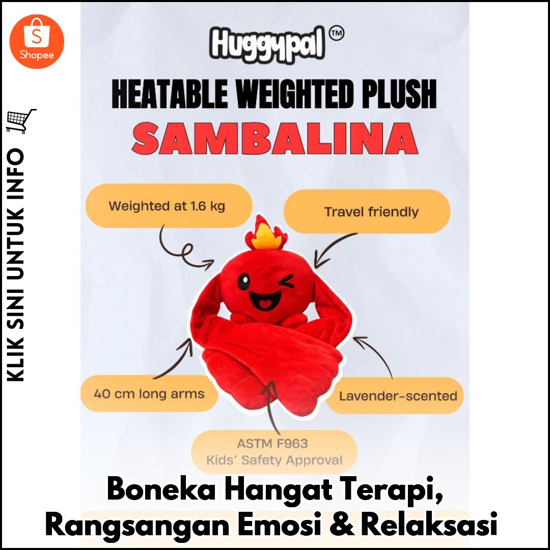 Boneka Hangat Terapi, Rangsangan Emosi & Relaksasi