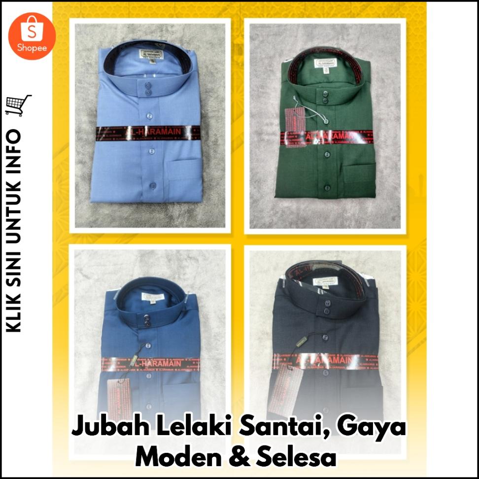 Jubah Lelaki Santai, Gaya Moden & Selesa