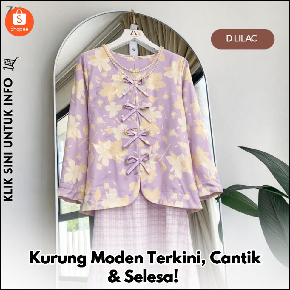 Kurung Kebaya Raya Terkini, Cantik & Selesa!