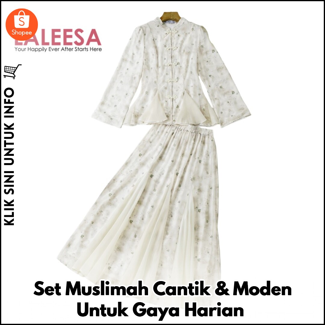 Set Muslimah Cantik & Moden Untuk Gaya Harian