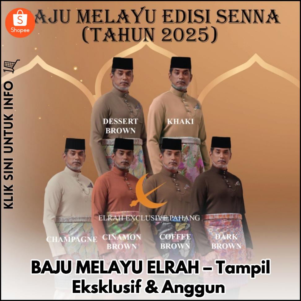 BAJU MELAYU ELRAH – Tampil Eksklusif & Anggun