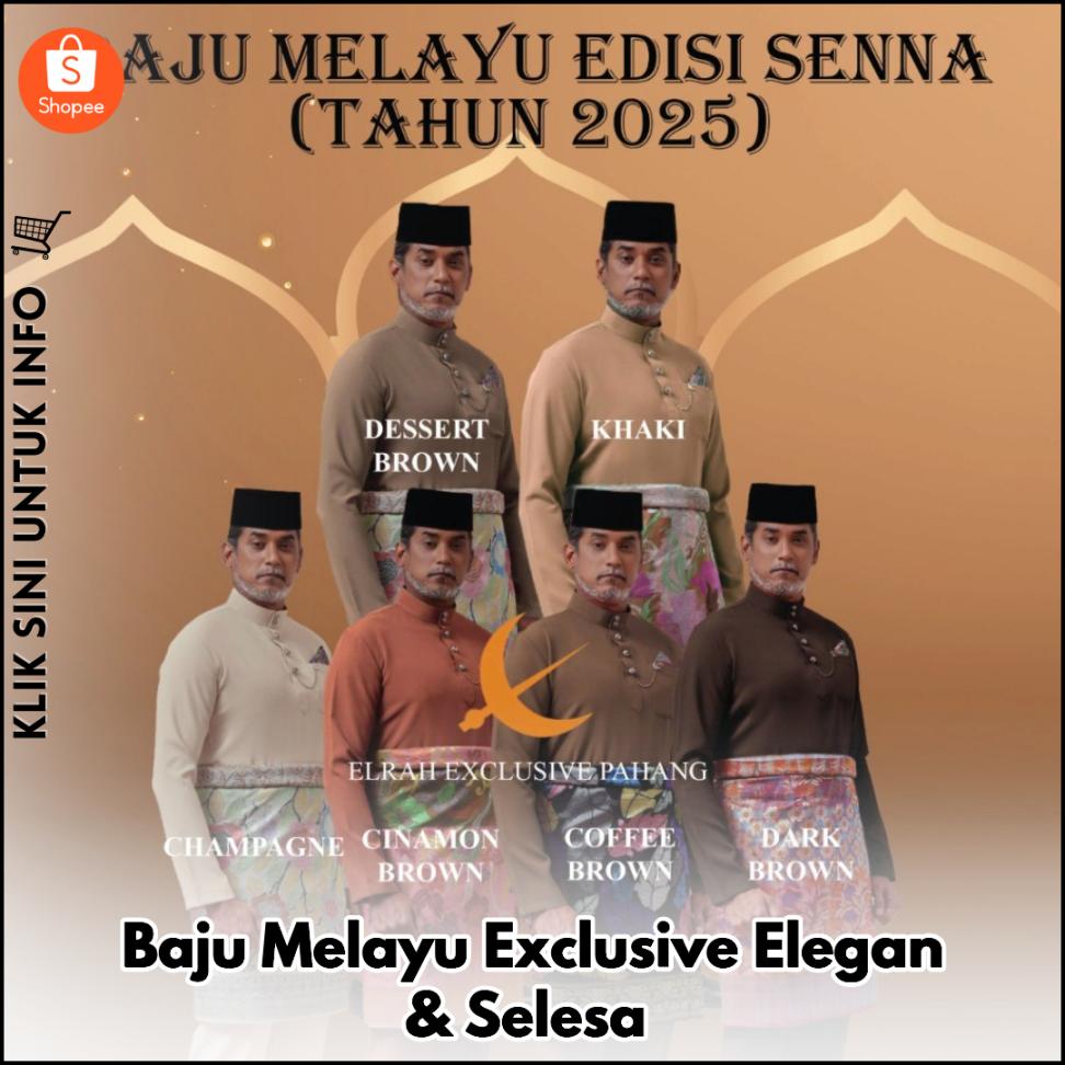 Baju Melayu Exclusive Elegan & Selesa