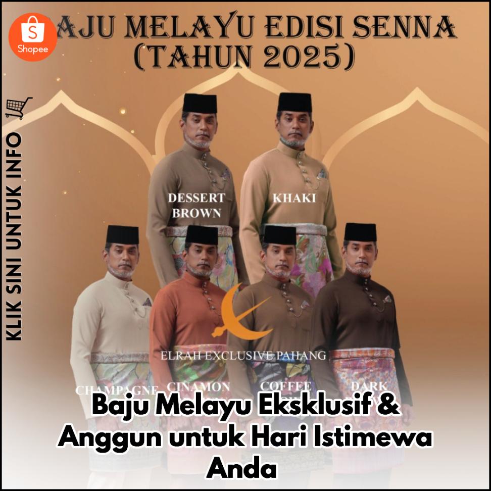 Baju Melayu Eksklusif & Anggun untuk Hari Istimewa Anda