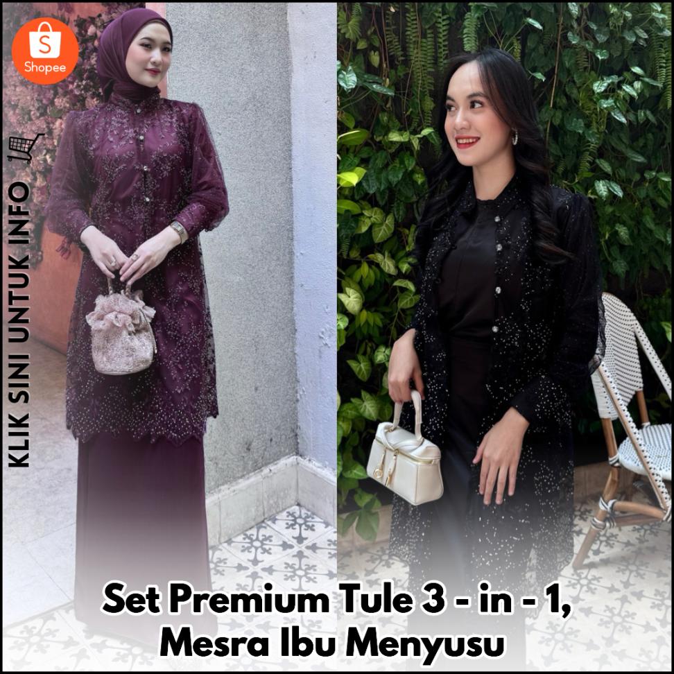 Set Premium Tule 3-in-1, Mesra Ibu Menyusu