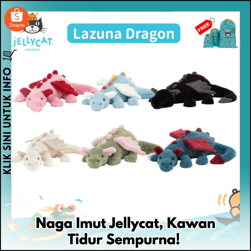 Naga Imut Jellycat, Kawan Tidur Sempurna!