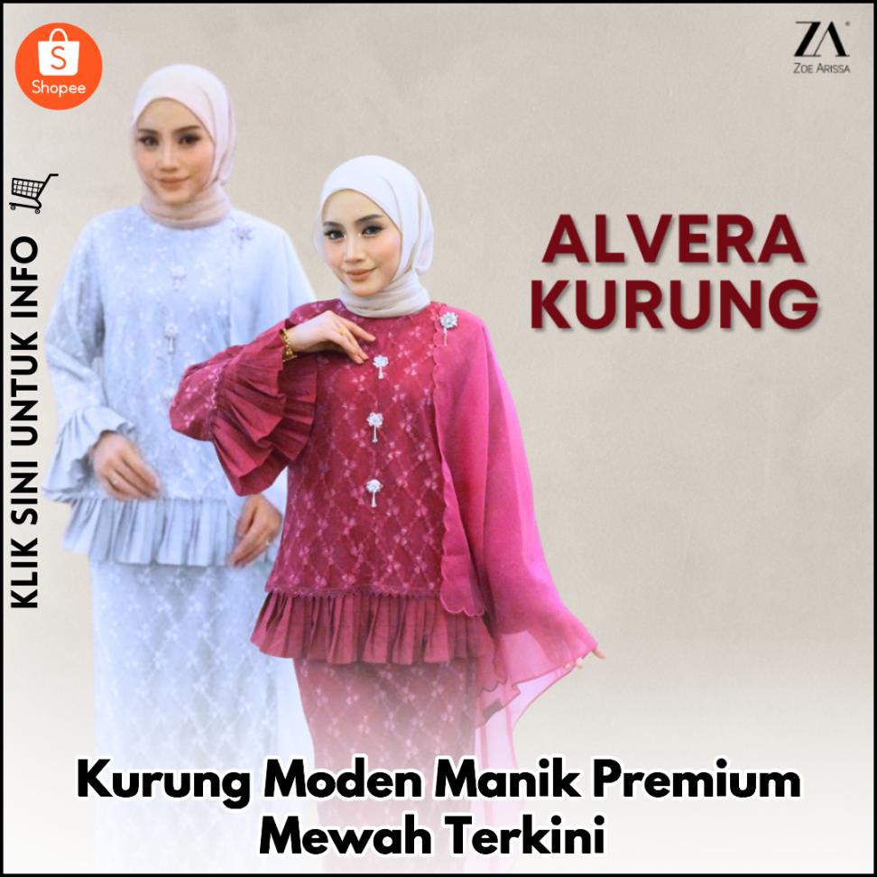 Kurung Moden Manik Premium Mewah Terkini