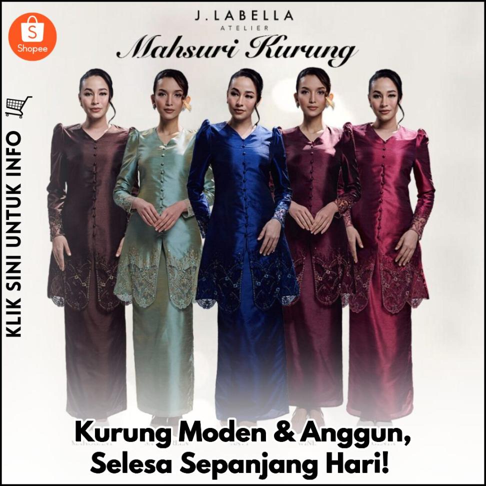 Kurung Moden & Anggun, Selesa Sepanjang Hari!