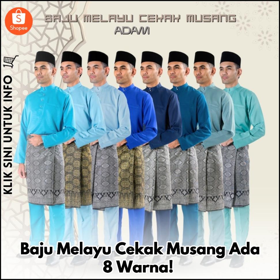 Baju Melayu Cekak Musang Ada 8 Warna!