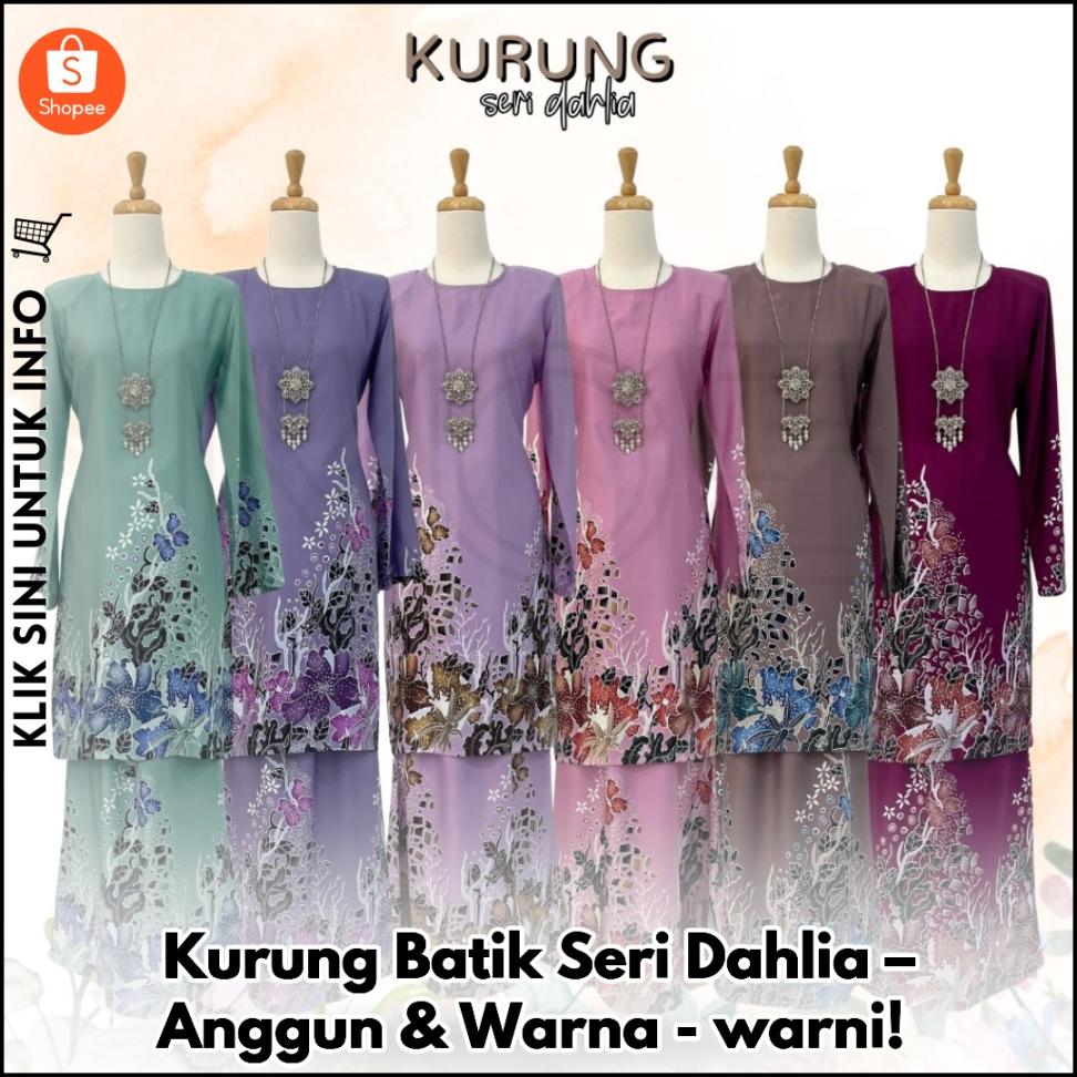 Kurung Batik Seri Dahlia – Anggun & Warna-warni!