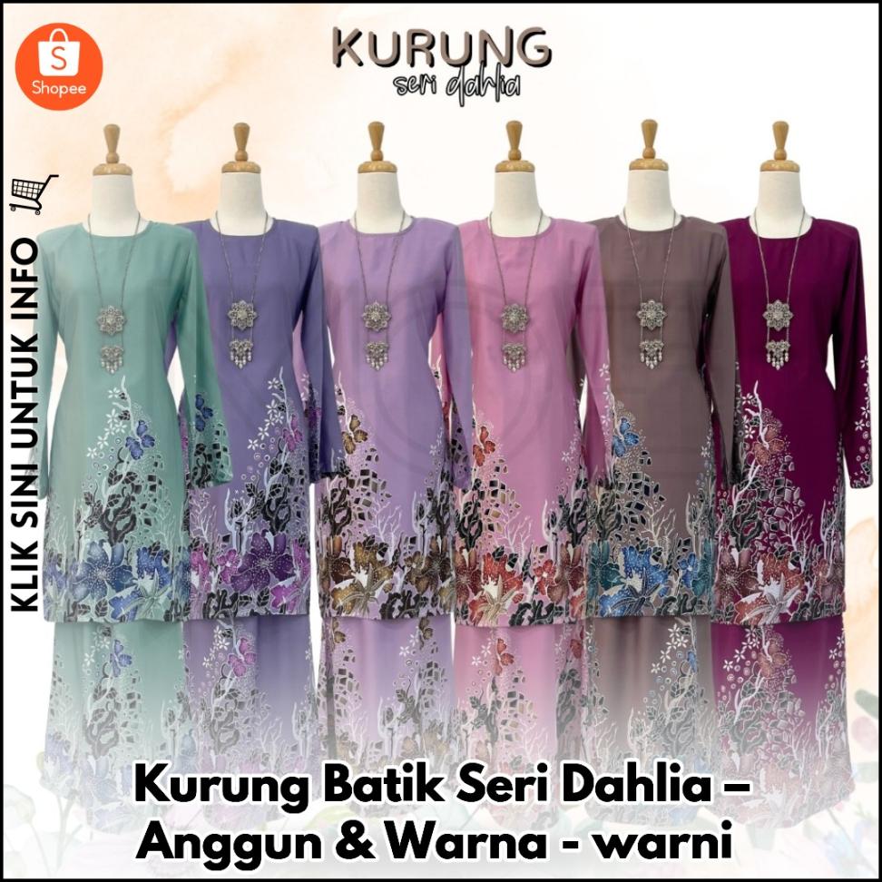 Kurung Batik Seri Dahlia – Anggun & Warna-warni