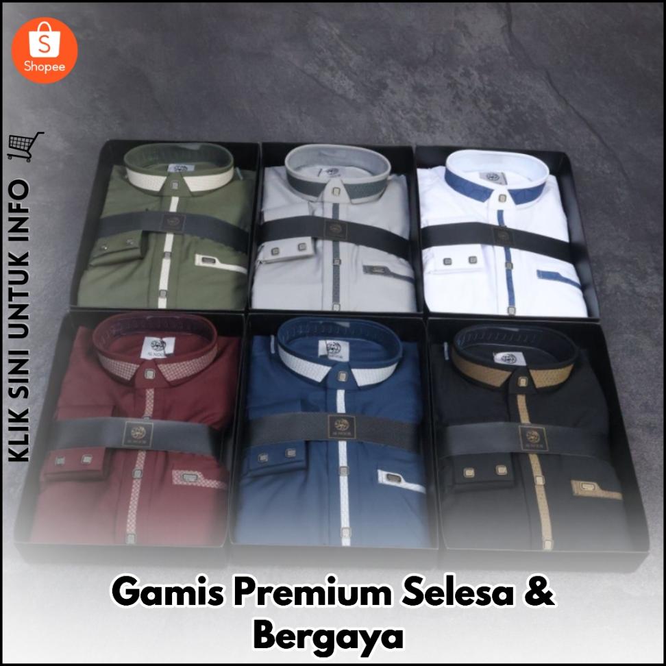 Gamis Premium Selesa & Bergaya