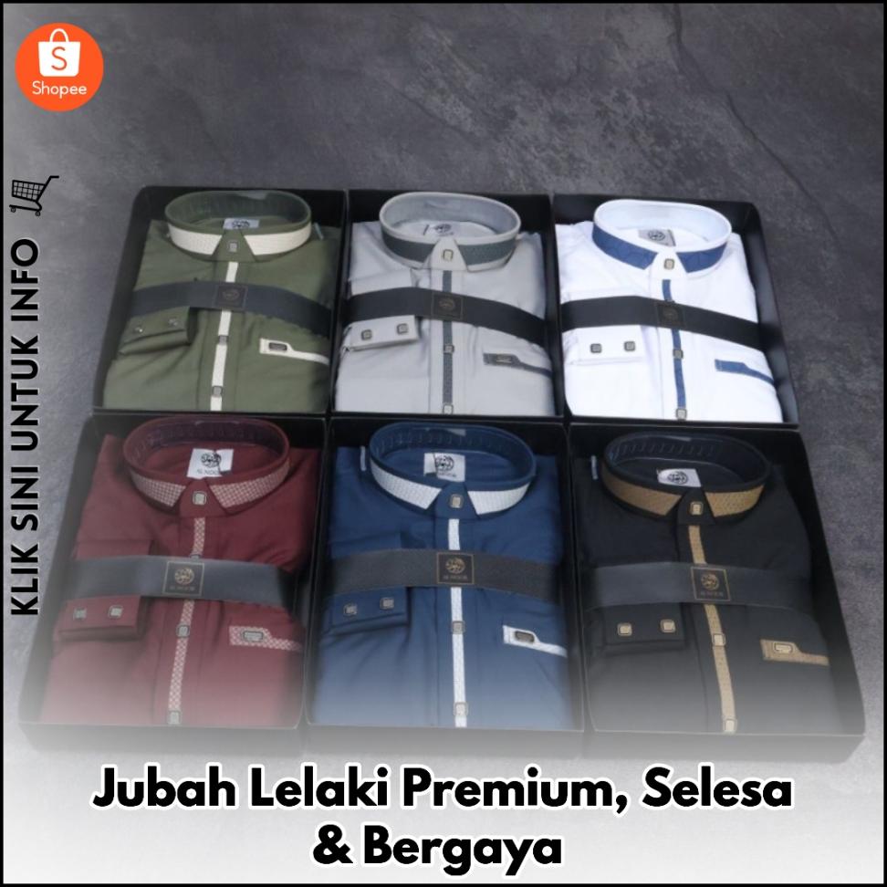 Jubah Lelaki Premium, Selesa & Bergaya