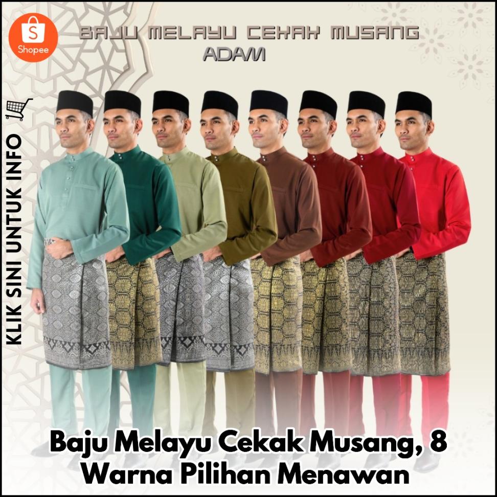 Baju Melayu Cekak Musang, 8 Warna Pilihan Menawan