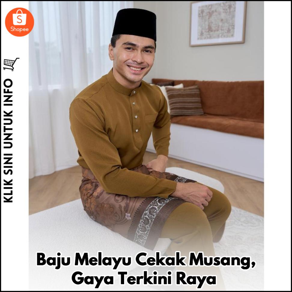 Baju Melayu Cekak Musang Koleksi Raya Terbaru!