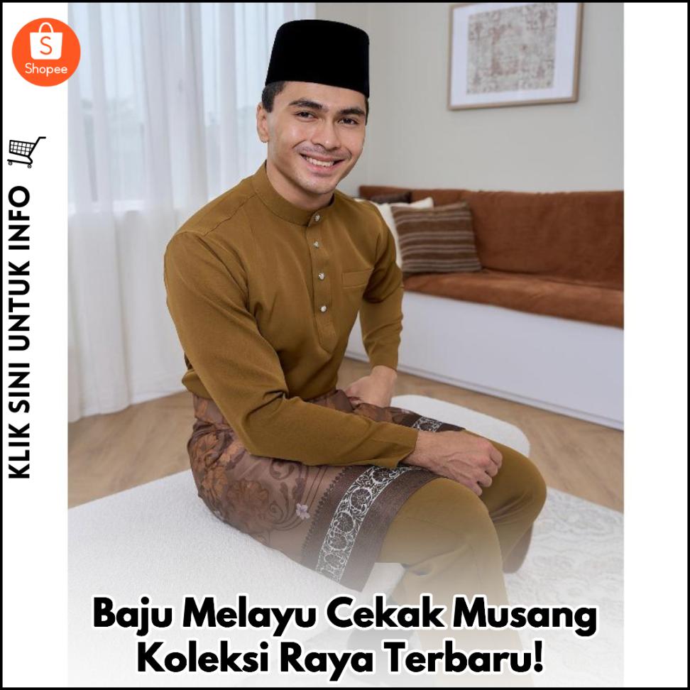 Baju Melayu Cekak Musang Koleksi Raya Terbaru!