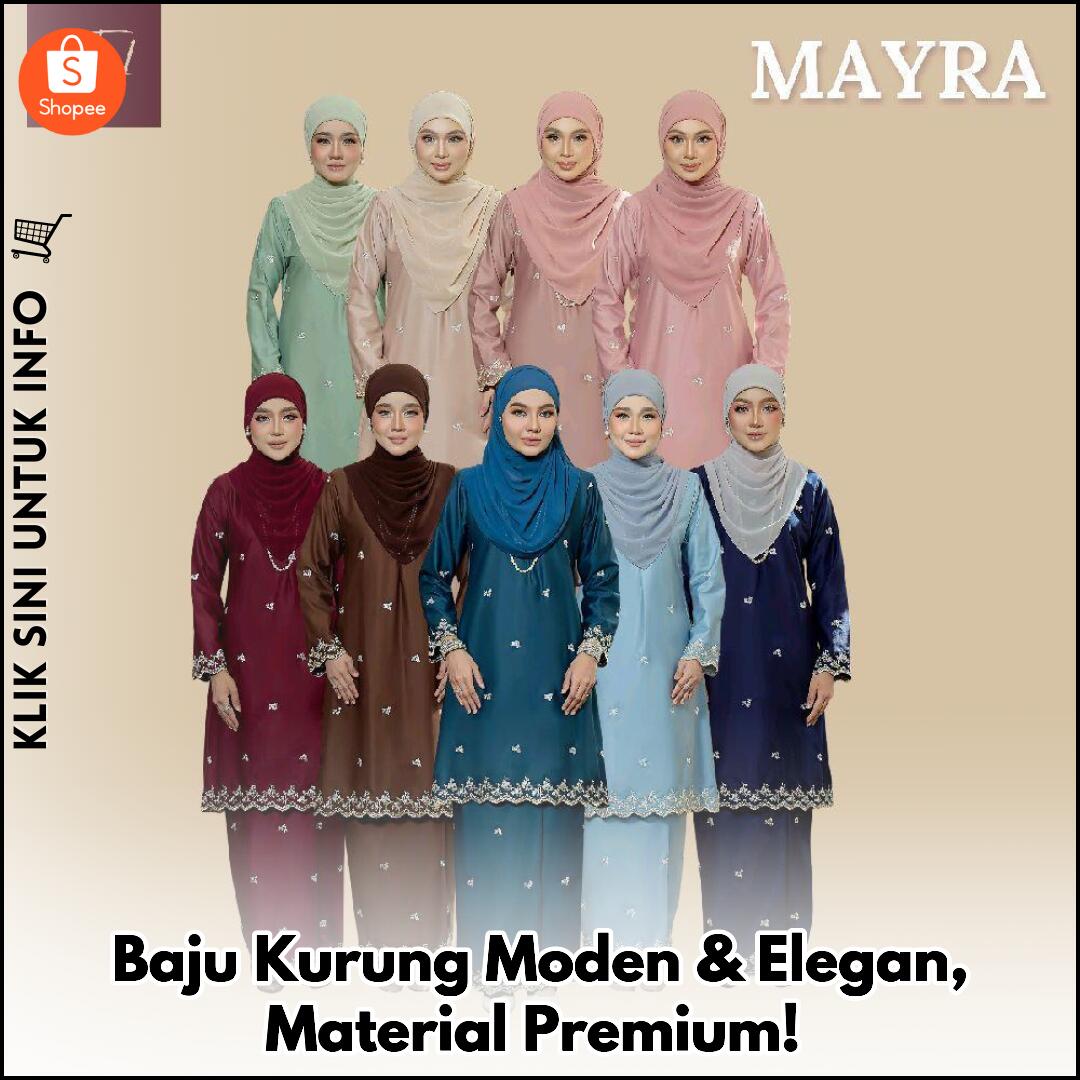 Baju Kurung Moden & Elegan, Material Premium!