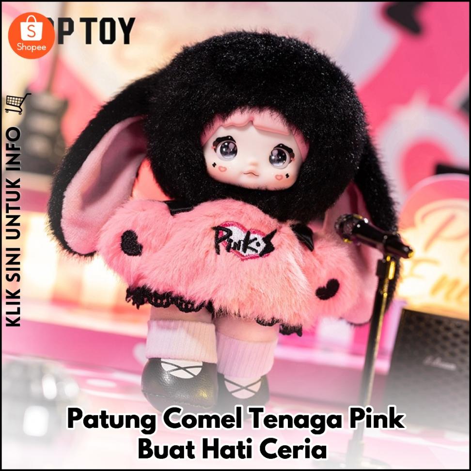 Patung Comel Tenaga Pink Buat Hati Ceria