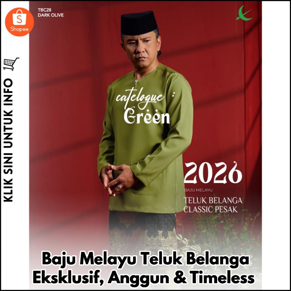 Baju Melayu Teluk Belanga Eksklusif, Anggun & Timeless