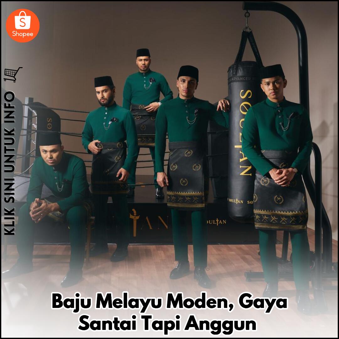 Baju Melayu Moden, Gaya Santai Tapi Anggun