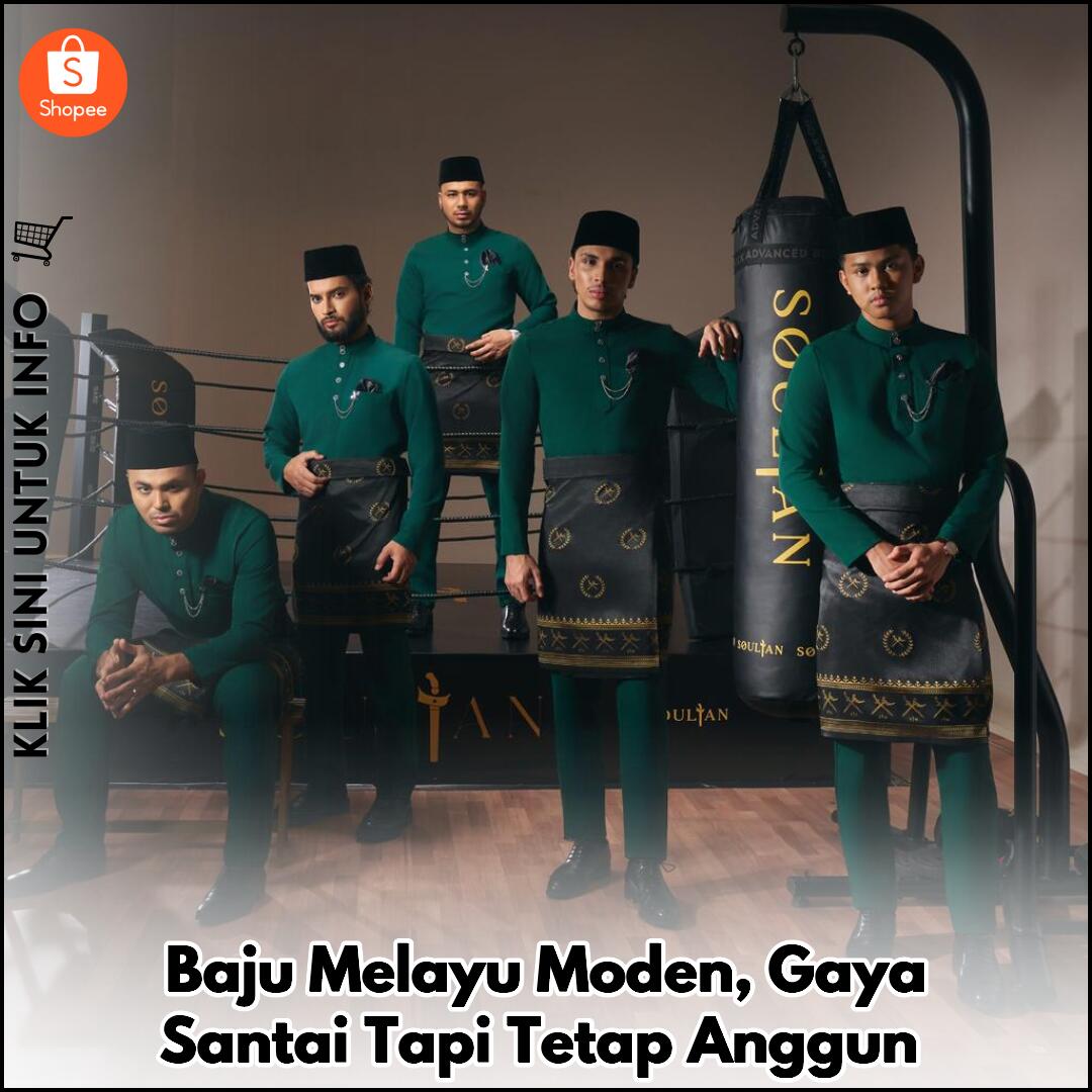 Baju Melayu Moden, Gaya Santai Tapi Tetap Anggun