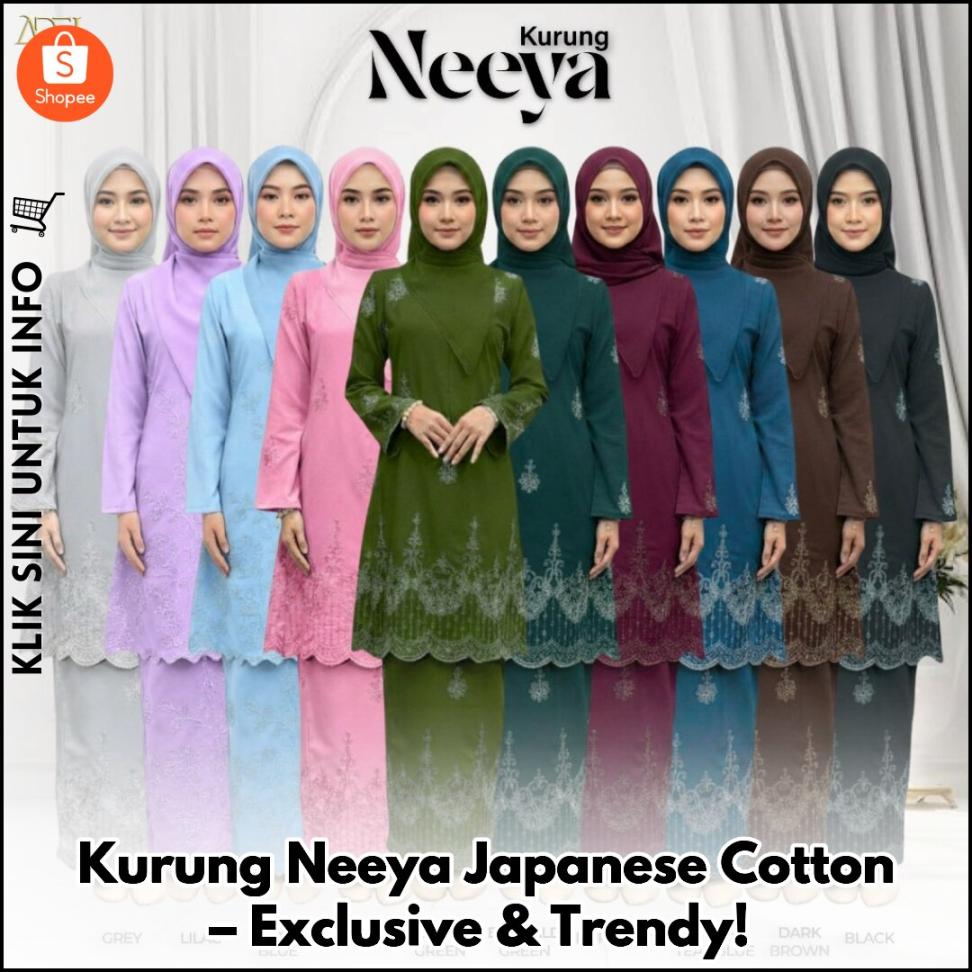Kurung Neeya Klasik & Anggun – Kain Jepun Exclusive!