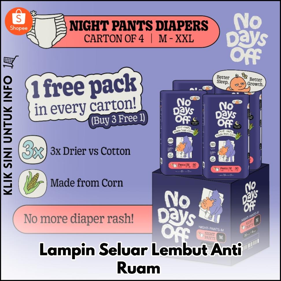 Lampin Seluar Lembut Anti Ruam