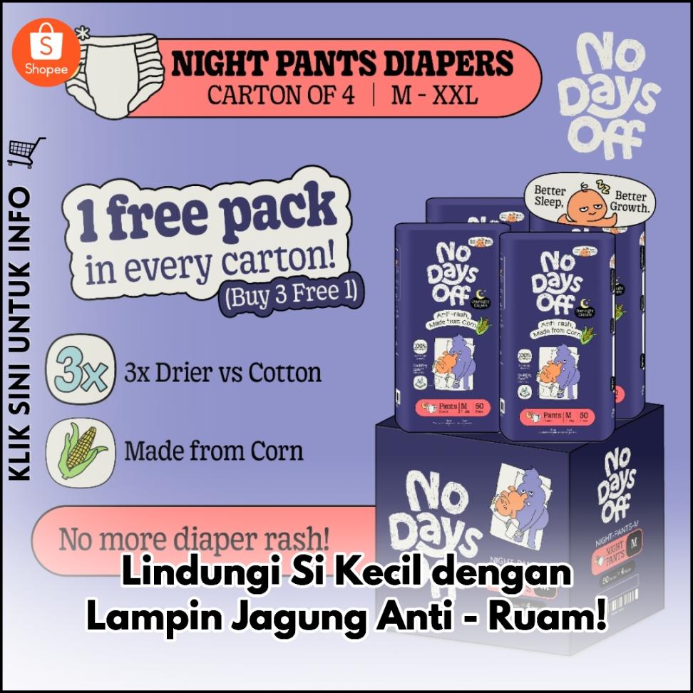 Lindungi Si Kecil dengan Lampin Jagung Anti-Ruam! ?