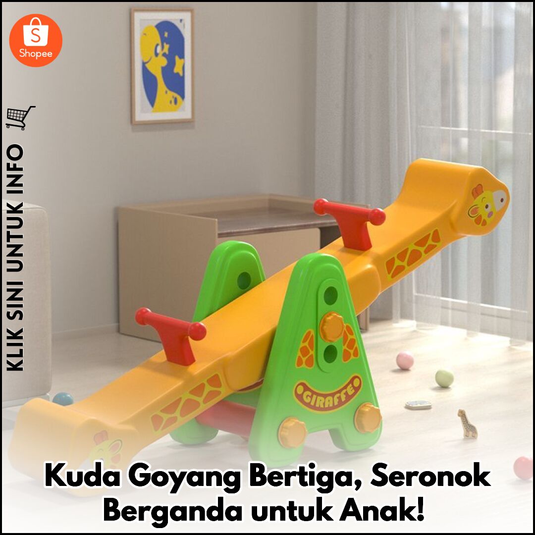 Kuda Goyang Berganda untuk Si Kecil!