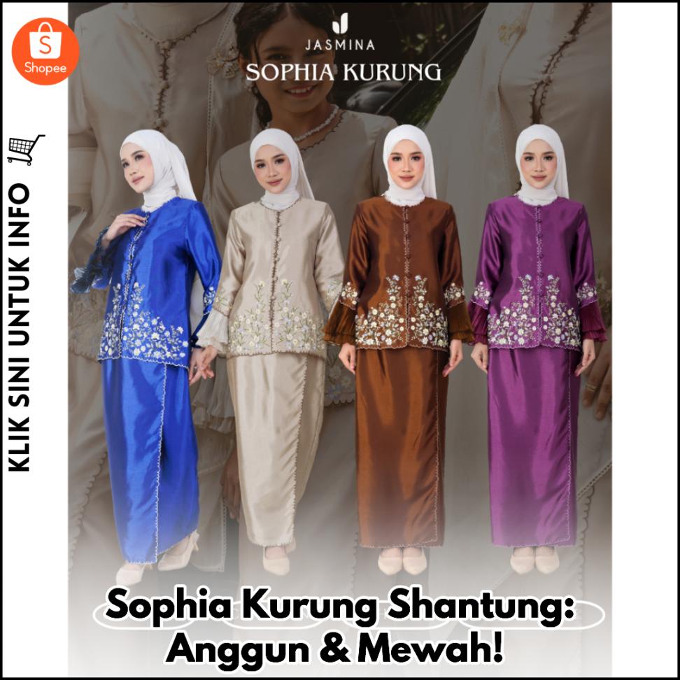 Sophia Kurung Shantung: Anggun & Mewah!