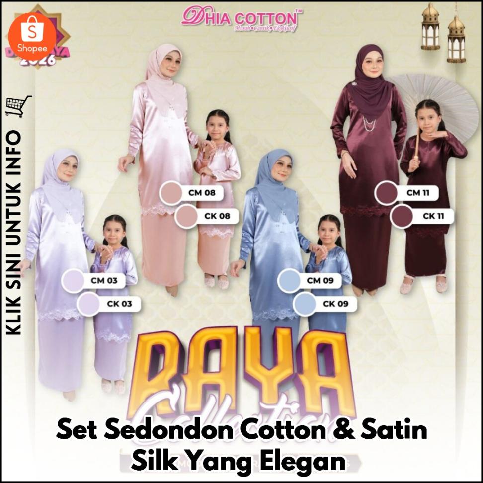 Set Sedondon Cotton & Satin Silk Yang Elegan