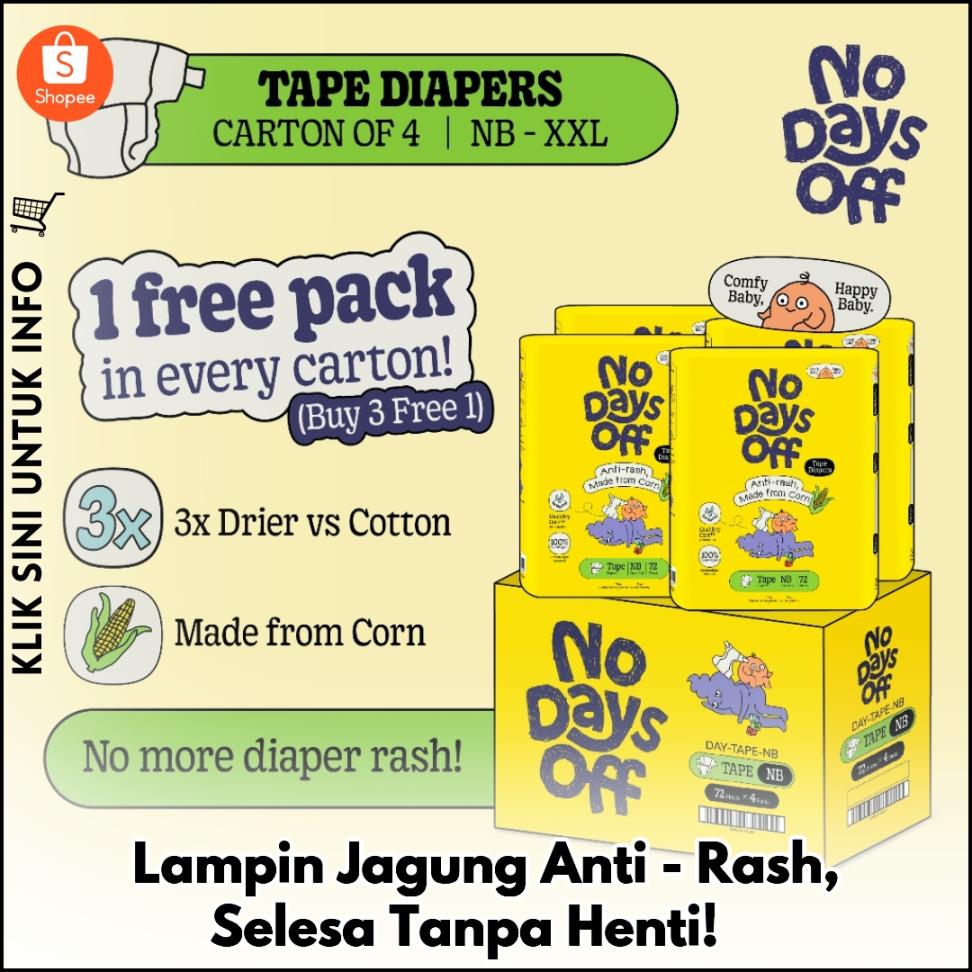 Lampin Jagung Anti-Rash, Selesa Tanpa Henti! ?