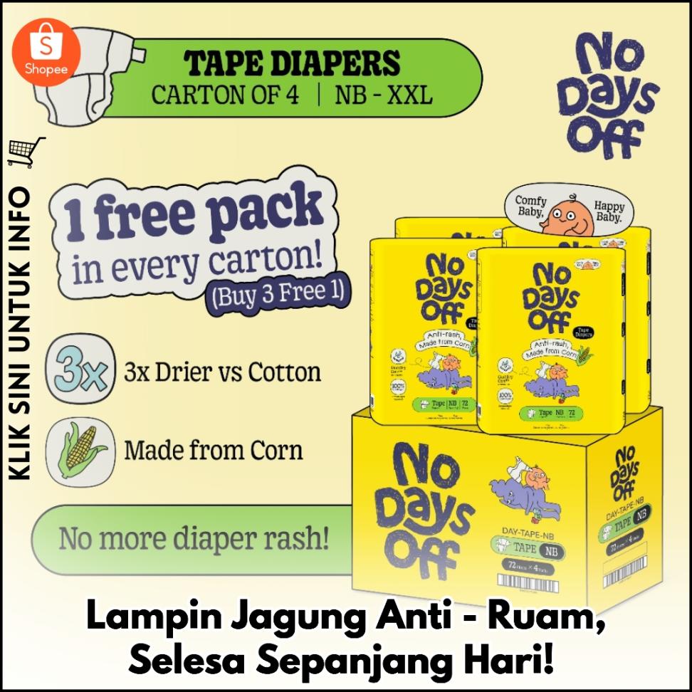 Lampin Jagung Anti-Ruam, Selesa Sepanjang Hari!