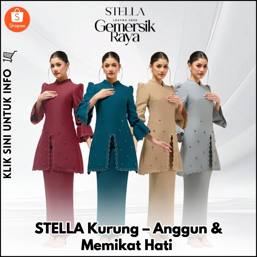 STELLA Kurung – Anggun & Memikat Hati