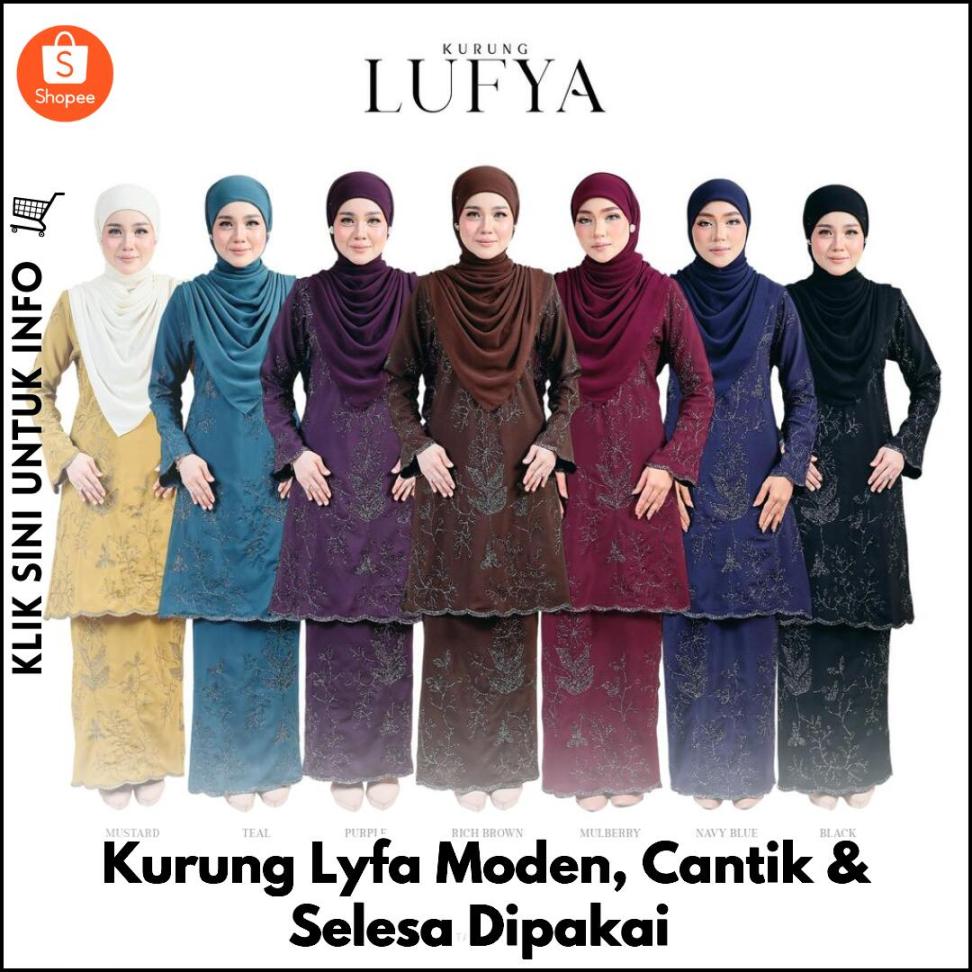 Kurung Lyfa Moden, Cantik & Selesa Dipakai