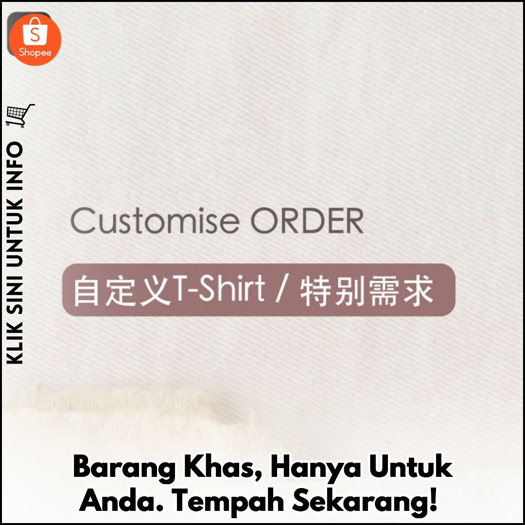 Barang Khas, Hanya Untuk Anda. Tempah Sekarang!