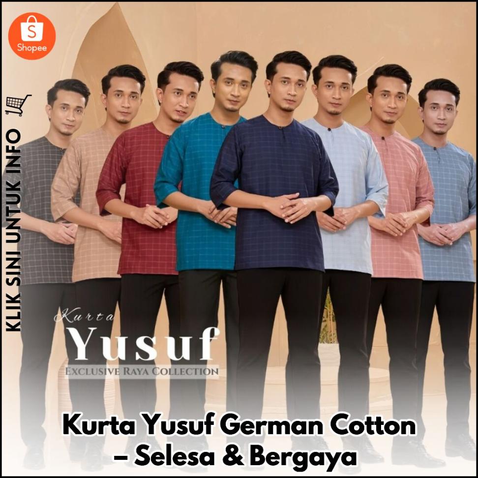 Kurta Yusuf German Cotton – Selesa & Bergaya