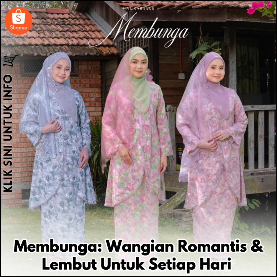 Membunga: Wangian Romantis & Lembut Untuk Setiap Hari