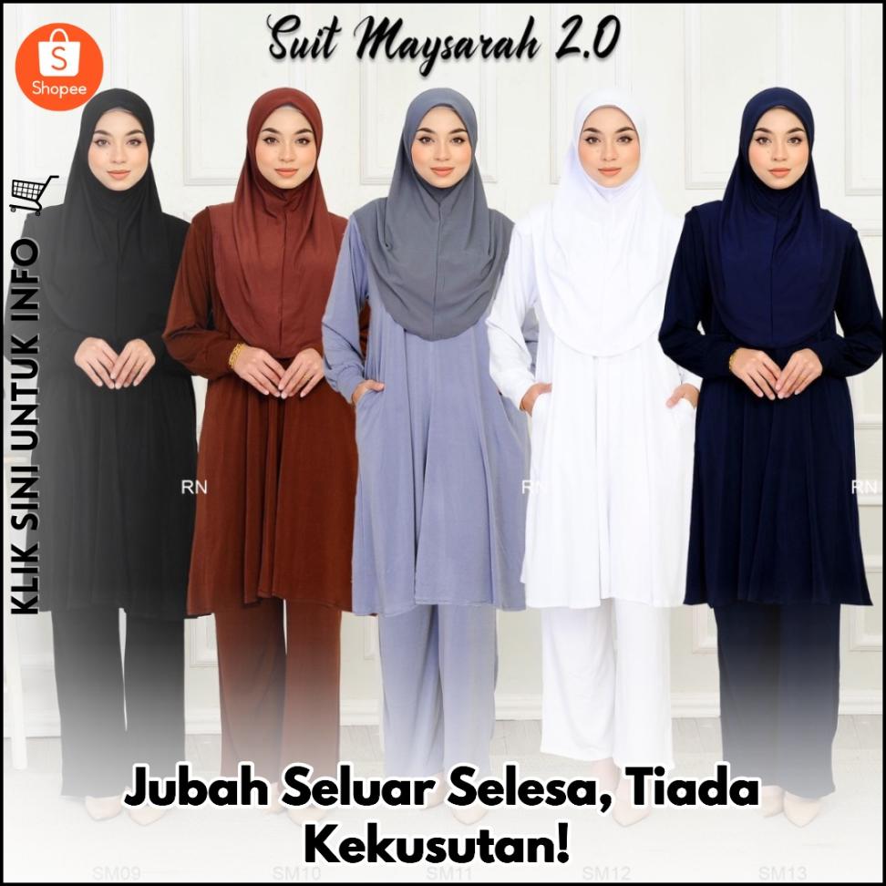 Jubah Seluar Selesa, Tiada Kekusutan!