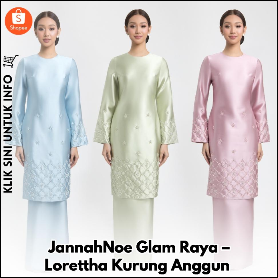 JannahNoe Glam Raya – Lorettha Kurung Anggun