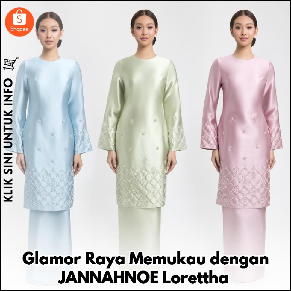 Glamor Raya Memukau dengan JANNAHNOE Lorettha