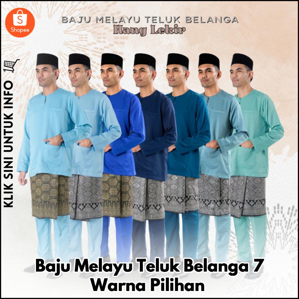 Baju Melayu Teluk Belanga 7 Warna Pilihan
